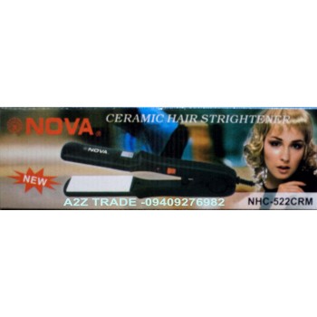Nova Aluminium Hair Strightener@50%Off+Bi-feather King's Hair Remover Free